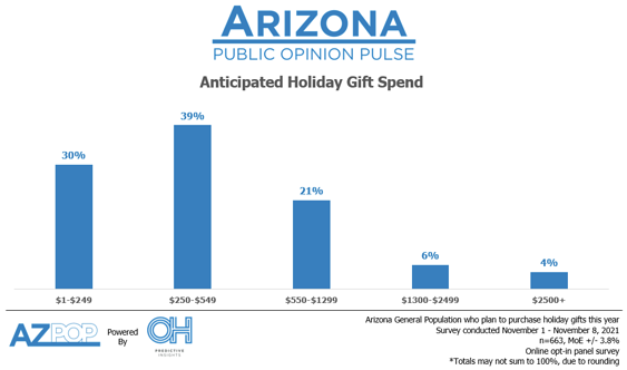 Arizona Holiday Shopping Spending